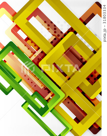 Rectangle tube elements, vector background 31803334
