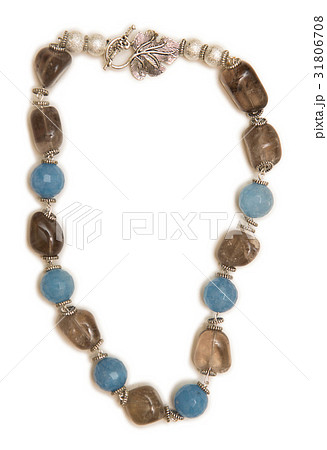 Nice necklace isolated on white background Nice necklace isolated on white background 31806708