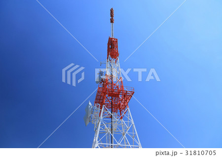 西讃岐中継局のテレビ塔（RSK/OHK/TSC/RNC） 31810705