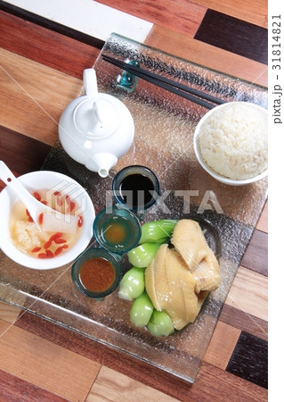steamed chicken steamed chicken 31814821