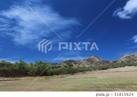 ダイヤモンドヘッド火口からの風景 ダイヤモンドヘッド火口からの風景 31815624