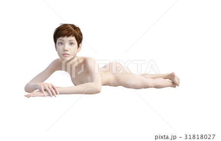 女性ビューティーイメージ perming3DCG イラスト素材 女性ビューティーイメージ perming3DCG イラスト素材 31818027