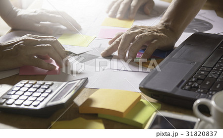 Team work process. Businessman crew working Team work process. Businessman crew working 31820837