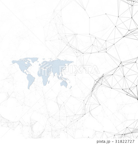 Chemistry pattern, blue world map, connecting Chemistry pattern, blue world map, connecting 31822727