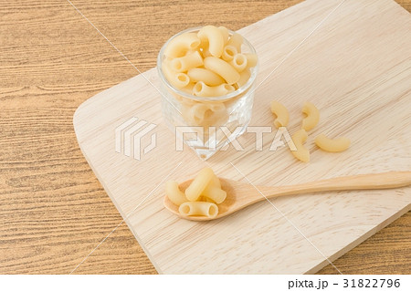Elbow Macaroni or Gomiti Pasta in A Spoon Elbow Macaroni or Gomiti Pasta in A Spoon 31822796