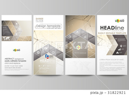 Flyers set, modern banners. Business templates Flyers set, modern banners. Business templates 31822921