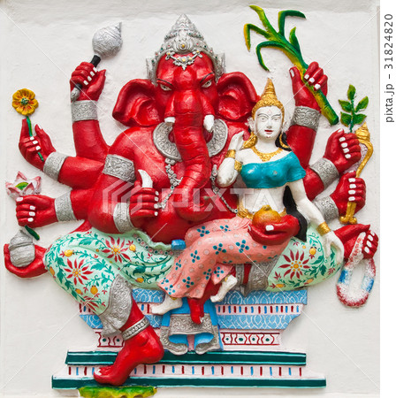 Indian or Hindu ganesha God Named Uddanda Ganapati 31824820