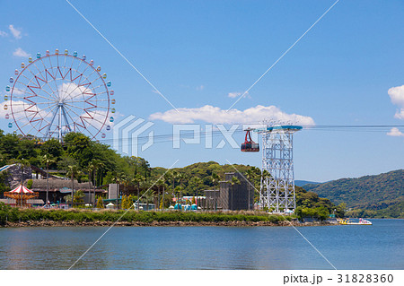 浜名湖 ロープウェイ 青空 静岡県 の写真素材 3160