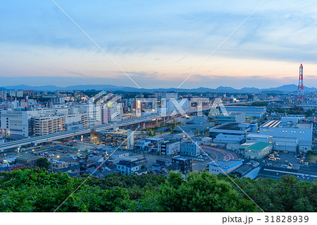 北九州市八幡区のプラント夕景 31828939
