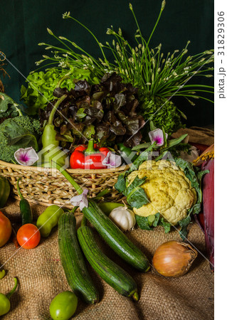 still life Vegetables, Herbs and Fruit. still life Vegetables, Herbs and Fruit. 31829306