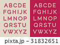 Alphabet design template 31832651
