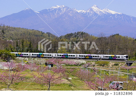 【桃源郷】E257系・特急あずさ　中央本線　新府～穴山 31832896