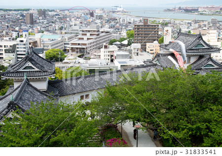 和歌山城と街並 31833541