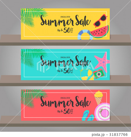 Summer sale background for template design. Summer sale background for template design. 31837766