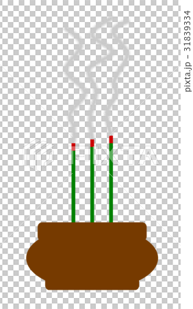 線香のイラスト素材