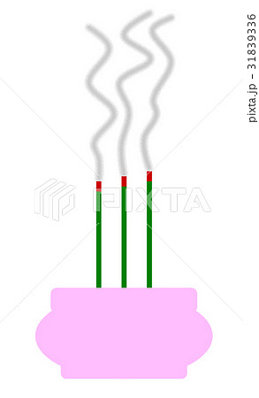 線香のイラスト素材