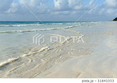 Emply beach and tropical ocean Emply beach and tropical ocean 31843353