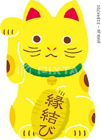 招き猫　縁結び　イラスト 31844701