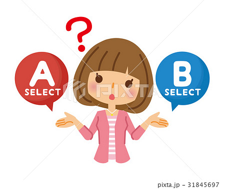 女性 選択 迷う 女性 選択 迷う 31845697