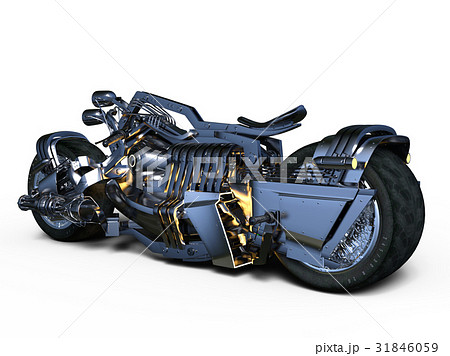オートバイのイラスト素材 31846059 Pixta
