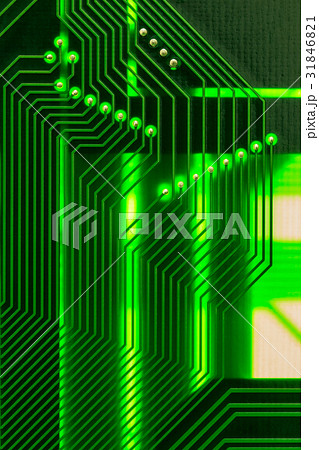 Detail of printed circuit board 31846821