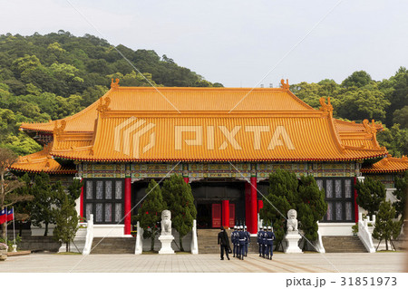 台湾の 対北朝鮮 衛兵交代式 31851973