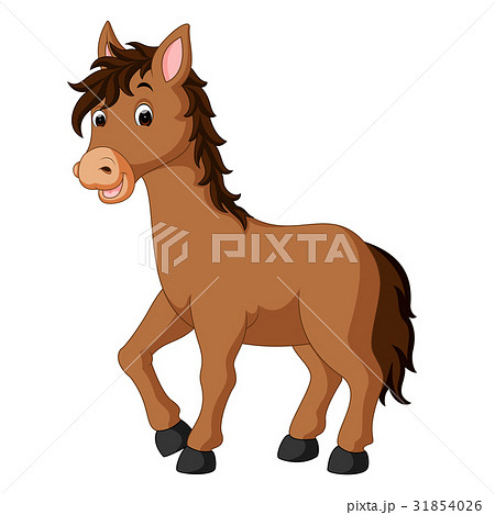 Happy horse cartoon Happy horse cartoon 31854026