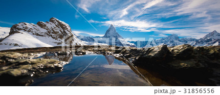 Reflection of Matterhorn 31856556