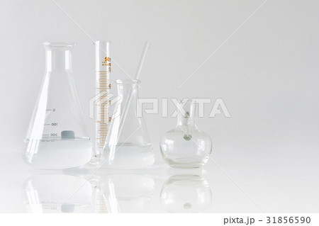 Group of scientific laboratory glassware. Group of scientific laboratory glassware. 31856590