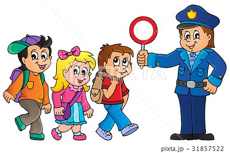 Pupils and policeman image 1 Pupils and policeman image 1 31857522