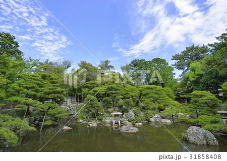 諸戸氏庭園の池庭（三重県桑名市） 31858408