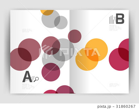 Abstract circles, annual report covers. Modern Abstract circles, annual report covers. Modern 31860267
