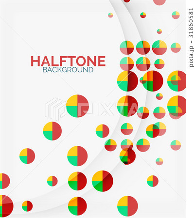 Halftone color texture background Halftone color texture background 31860581
