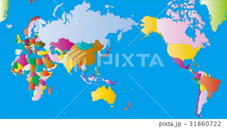 世界の国々色分け 世界の国々色分け 31860722