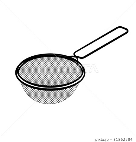 Line Drawing of Sieve -Simple line Vector 31862584