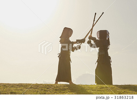 剣道ガールと富士山 31863218