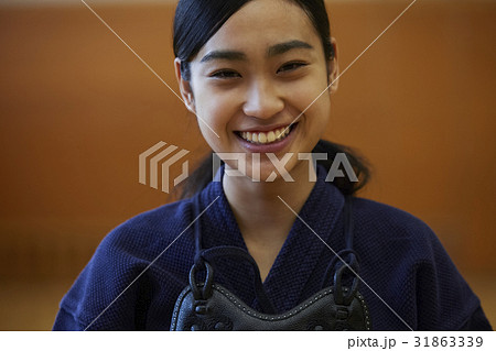 剣道ガール 笑顔 ポートレート 剣道ガール 笑顔 ポートレート 31863339