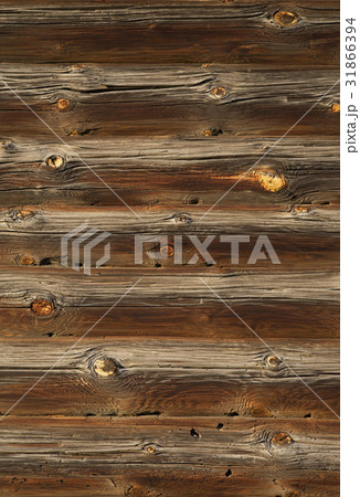 Wood logs texture of an old house. Wood logs texture of an old house. 31866394