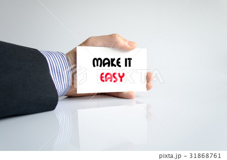 Make it easy text concept 31868761