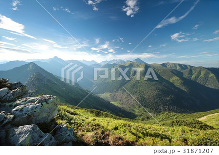 Peaks in Tatra Mountains on Slovak-Polish border 31871207