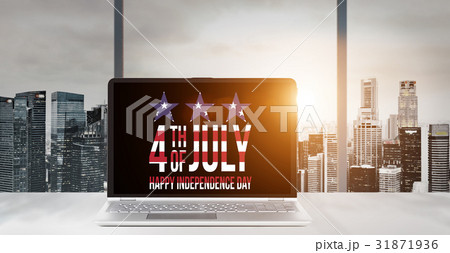 Laptop for USA Independence Day 31871936