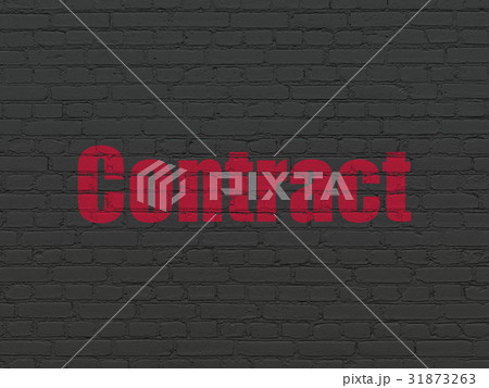 Finance concept: Contract on wall background Finance concept: Contract on wall background 31873263