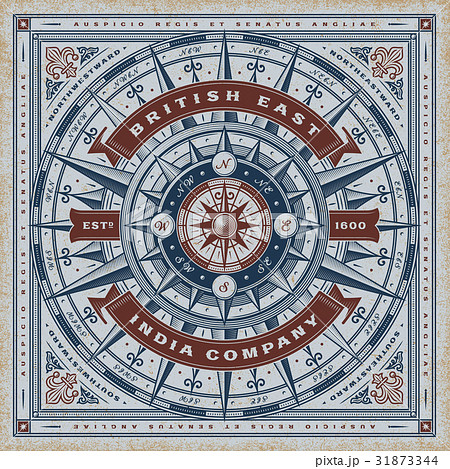 Vintage British East India Company Typography 31873344