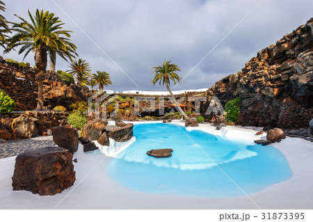 Jameos del Agua pool in volcanic cave, Lanzarote 31873395