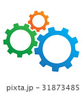 Three gears with copy space 31873485