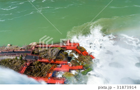 Redwood decks at the Cave of the Winds - Niagara Redwood decks at the Cave of the Winds - Niagara 31873914