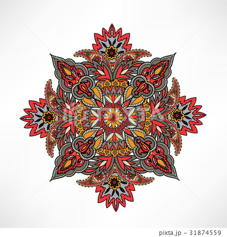 Arabic flower ornamental background Floral pattern Arabic flower ornamental background Floral pattern 31874559