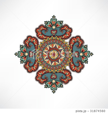 Arabic flower ornamental background Floral pattern Arabic flower ornamental background Floral pattern 31874560