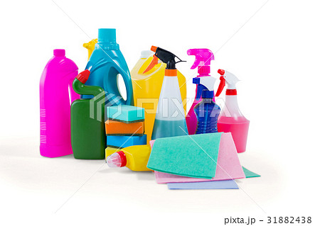 Cleaning liquid bottles and wipe pads Cleaning liquid bottles and wipe pads 31882438
