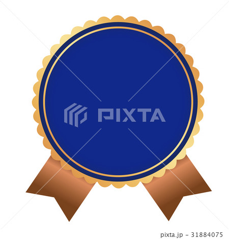 ラベル　ブルー 31884075